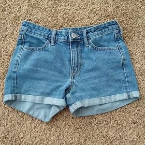 Denim shorts